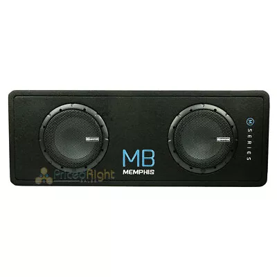 Memphis Audio 8  Loaded Subwoofer Enclosure 3500W RMS Dual 2 Ohm MBE8D2 • $399.95