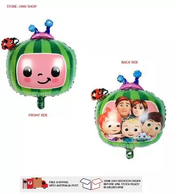 Cocomelon Family Super Shape Foil Balloon 51cm X 43cm  Birthday Party Decorate • $3.95