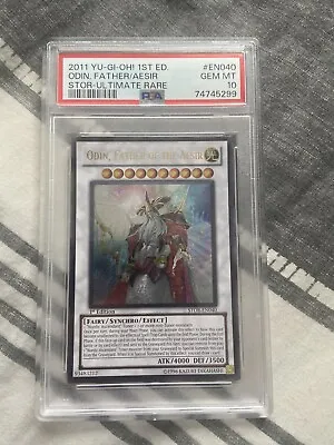 Yugioh Ultimate Rare 1st Edition PSA 10 Odin Father Of The Aesir • £300