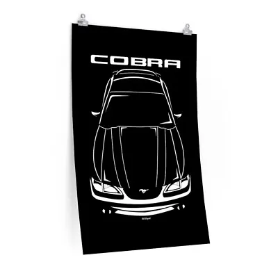 Ford Mustang Cobra R 1995 Poster Cobra R Garage Decor Print Wall Art Gifts • $23.16