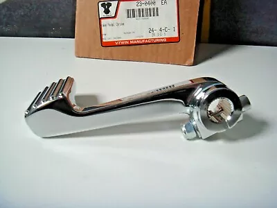 $55.80 • Buy Harley XL Sportster 1000 Brake Pedal Chrome 1975-1976 42420-75 V-Twin 23-0400 E3