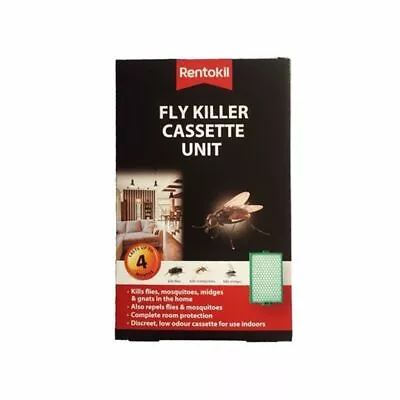 Rentokil Fly Killer Cassette Unit Kills Flies Mosquitoes & Midges In The Home • £8.19