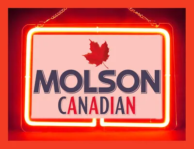 Molson Canadian Beer Hub Bar Display Advertising Neon Sign • $78.99