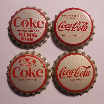 Vintage  Coca Cola 4 Pack.. Cork... Unused... Soda Bottle Caps • $8.99