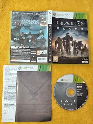 Halo Reach Xbox 360 Video Game MINT Complete Fast Delivery UK PAL • £14.99