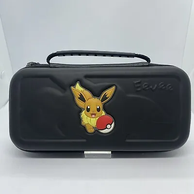 Nintendo Switch Pokemon Eevee Protective Deluxe Console & Games Carrying Case • $29.99