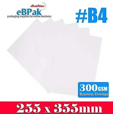 100x Card Mailer 255mm X 355mm B4 300gsm Envelope Tough Bag Replacement • $36.95