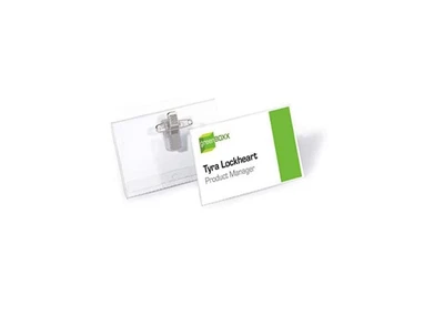 £12.90 • Buy Durable Visitor Name And Security Badges With Combi Clips Pack Of 25 (1)