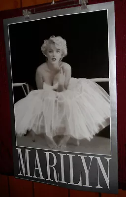 Vintage MARILYN MONROE Poster Ballerina Milton Greene 24  X 36  Silver 1998 • $19.99