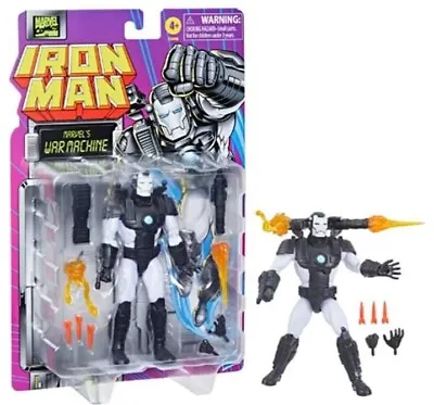 Hasbro Marvel Legends Retro Cardback Series 1 Iron Man War Machine 6” Figure • $95.65
