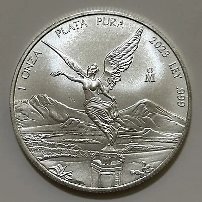 2023 1oz Silver Mexican Libertad MS - BU/UNC Amazing Coins .999 Fine. • $45.36