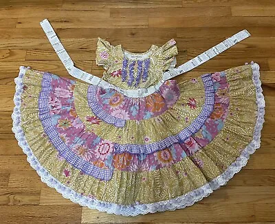 Mustard Pie Baby Girls Summer Magnolia McKenna Dress - Size 5/5T • $24.99
