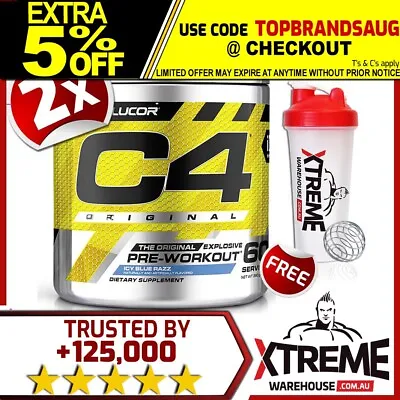 2 X Cellucor C4 Id Series 60 Serve  // Pre Workout Pumps Energy Twin Pack • $114.90