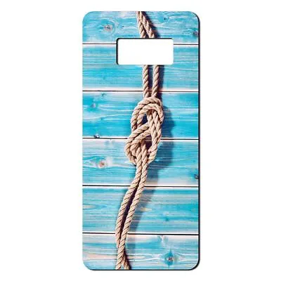 $17.59 • Buy Silicone Phone Case Soft Cover Nautical Knot Rope Wood Print - S1052 - AU