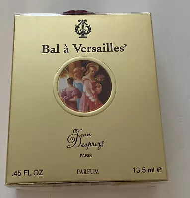 Vintage JEAN DESPREZ BAL A VERSAILLES Paris Parfum .45 Fl Oz 13.5 Ml NEW Sealed • $199.99