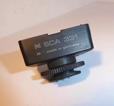 Metz SCA 331 SCA331 M1 Hot Shoe Flash Hot Shoe Adapter For Minolta MD FILM SLRs • £17.95