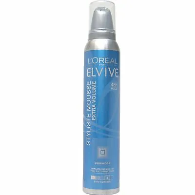 L'Oreal Elvive Styliste Mousse Extra Volume Firm Control 200ml • £4.29