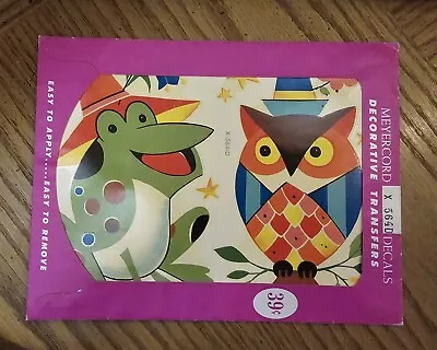 Vintage Meyercord Decals Kitchy Frog And Owl X564D • $6.25