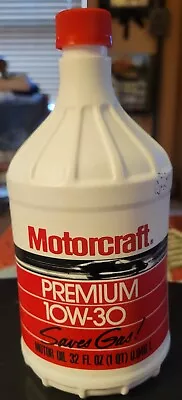 Motorcraft Premium 10W-30 Motor Oil 32 Oz Plastic Container. Empty. • $3.99