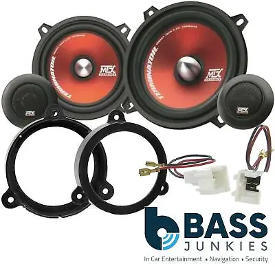 Renault Megane MK3 MTX 400 Watts Component  Front Door Car Speakers Upgrade Kit • £84.95