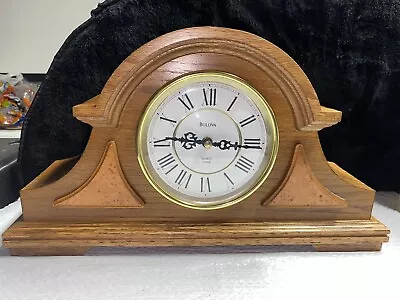 Bulova Quartz Chime Mantel Clock B1818 Self Standing 17”x5.5”x9” • $60