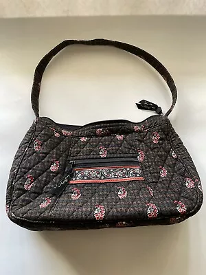 Vera Bradley Hobo Shoulder Bag Purse In Houndstooth Brown • $18