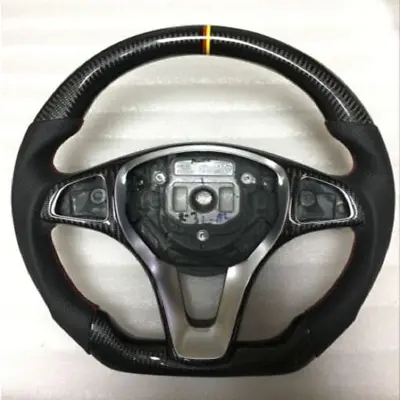 Carbon Fiber Car Steering Wheel For Mercedes Benz W205 C Class C300 C63 • $474.05