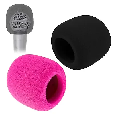 Microphone Pop Filter Windscreen Mic Sponge Cover Foam For Karaoke Black & PINK • $6.88