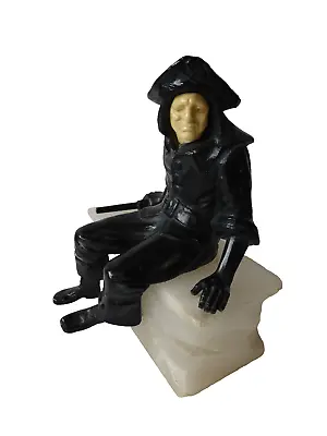 Hirsch Pirate Single Bookend 1930's Metal Marble Base Celluloid Face • $75