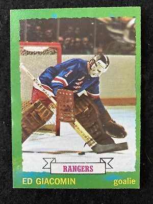 1973/74 Topps  # 140 Ed Giacomin   Dd 7173 • $3