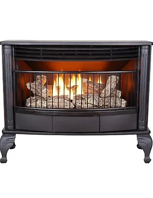 ProCom QNSD250T Vent Free Dual Fuel Stove Freestanding Fireplace 25000BTU AAA16 • $379.99