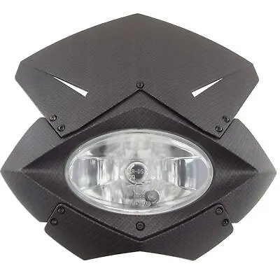 $79.74 • Buy Headlight Fairing Stunt Light Carbon Universal Rebel Street Fighter Plastic