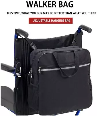 Wheelchair Storage Bag Electric Wheel Chair Storage Tote Travel Messenger Bag AU • $26.85