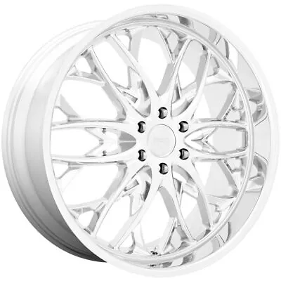 One 24x10 DUB S262 OG 6x5.5/6x139.7 25 Chrome Wheel Rim 106.1 • $822