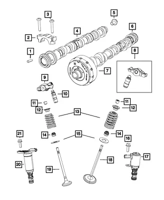 Genuine Mopar Valve Rocker Arm 5047896AD • $77.60