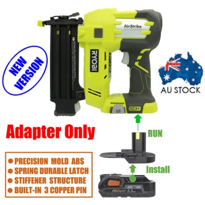 $35.69 • Buy 1x Adapter Fits AEG 18v Li-Ion Batteries To Ryobi 18v Type Tools- Adapter Only