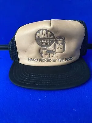 Mac Quality Tools Hat Capped Snapback Trucker Leather Socket Wrench Mesh • $53