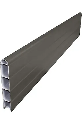 £18.50 • Buy Plastic Fence Panels Graphite Grey Upvc Fit Them Into Your Existing Posts.