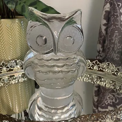 Crystal Viking Glass Owl • $19