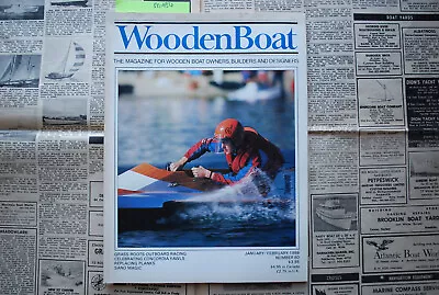 WoodenBoat Magazine  Grass Roots Outboard Racing  Jan / Feb 1988 No. 80 M-056 • $16.32