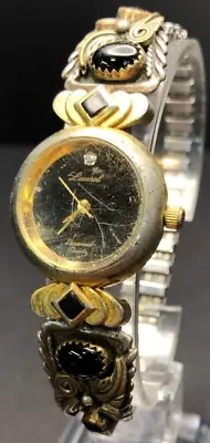 Vintage Lucoral Diamond Analog Watch - Untested - May Need Battery Or Repair • $4.99