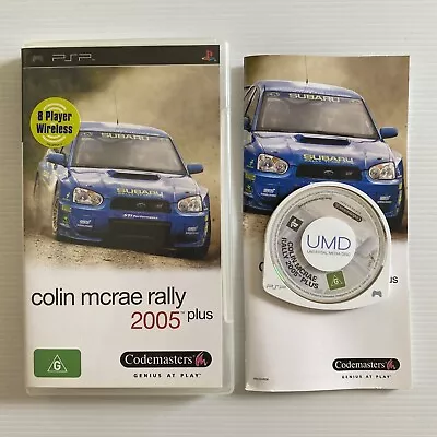 PSP Playstation Portable Game - COLIN MCRAE RALLY 2005 PLUS - Complete • $29.50