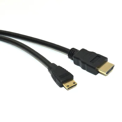 HDMI To Mini HDMI Video Cable For Canon EOS 6D Mark II Rebel SL3/SL2 T7/T7i/T6 • $12.99