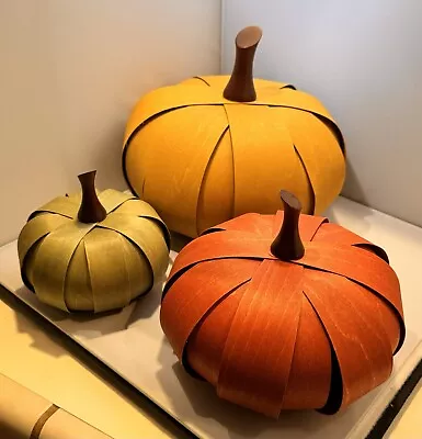 Longaberger 2010 Three Different Size Pumpkins • $115