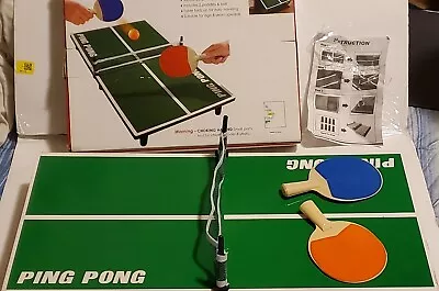 MINI  (Portable Ping Pong Table) Sturdy Condtruction  New Open Box 26  X 13   • $60