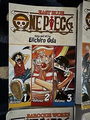 One Piece Manga Omnibus Books (Volume 1-39) • £100