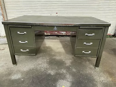 The General Fireproofing Company Metal Tanker Desk • $1000