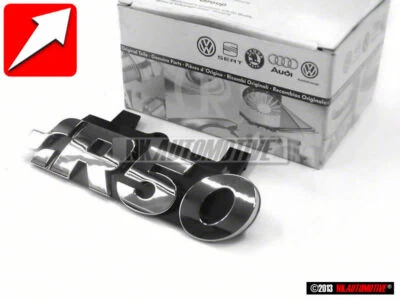 £69.77 • Buy Genuine VW R50 Front Grill Badge Emblem Chrome - 7L9853679