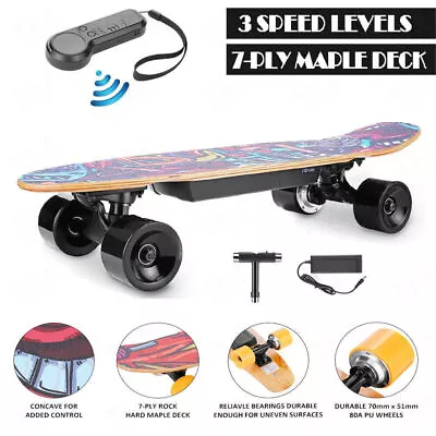 25  Electric Skateboard 350W Motor With Remote Electric Longboard For Beginners' • $78.99