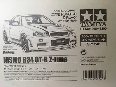 Nissan Skyline R34 GT-R Z-Tune RC Body By Tamiya 1/10 SP1246 51246**3200 (UK) • £100